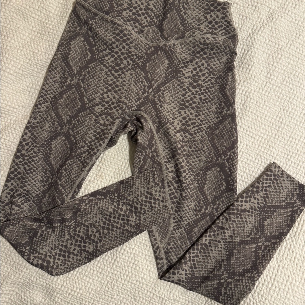 Balance Athletica Snakeskin Print Leggings – High Waisted Sculpting